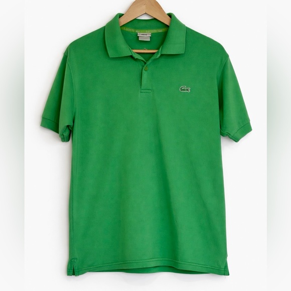 Lacoste Other - Lacoste Men's Classic Green Pique Polo Shirt - Large Logo on back - Medium